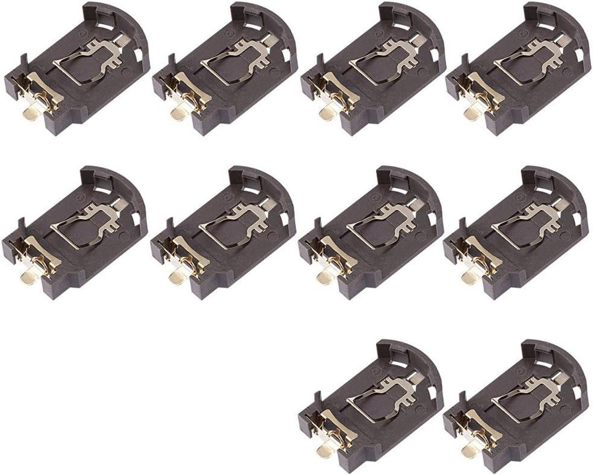 4 stuks Batterijhouder voor Horizontale Knoopcel AG13/LR44 - Set van 4 - Inclusief sokkel