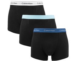 Calvin Klein 3 Pack Relaxed Dart Trunks - Icon Cotton Stretch
