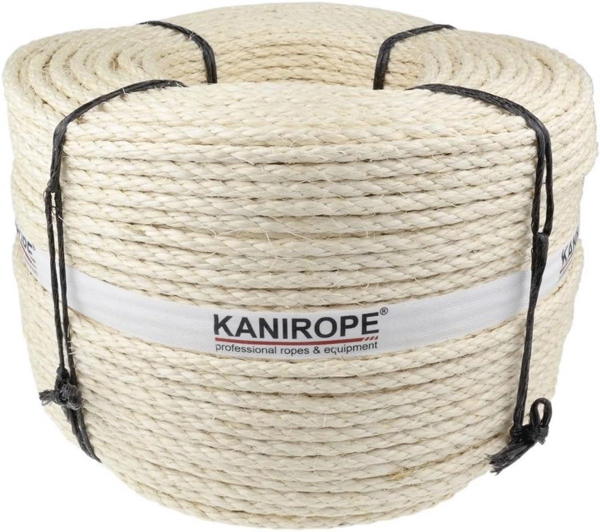 Sisal Touw 5mm 100m 3-laags Gedraaid voor Creatief Gebruik en Boottouwen