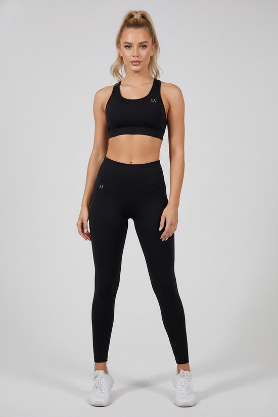 La V sportlegging basic Zwart M van La V — afbeelding 4
