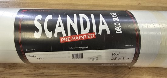 glasweefselbehang Voorgeschilderd 25m²-sv100g glasvezelbehang