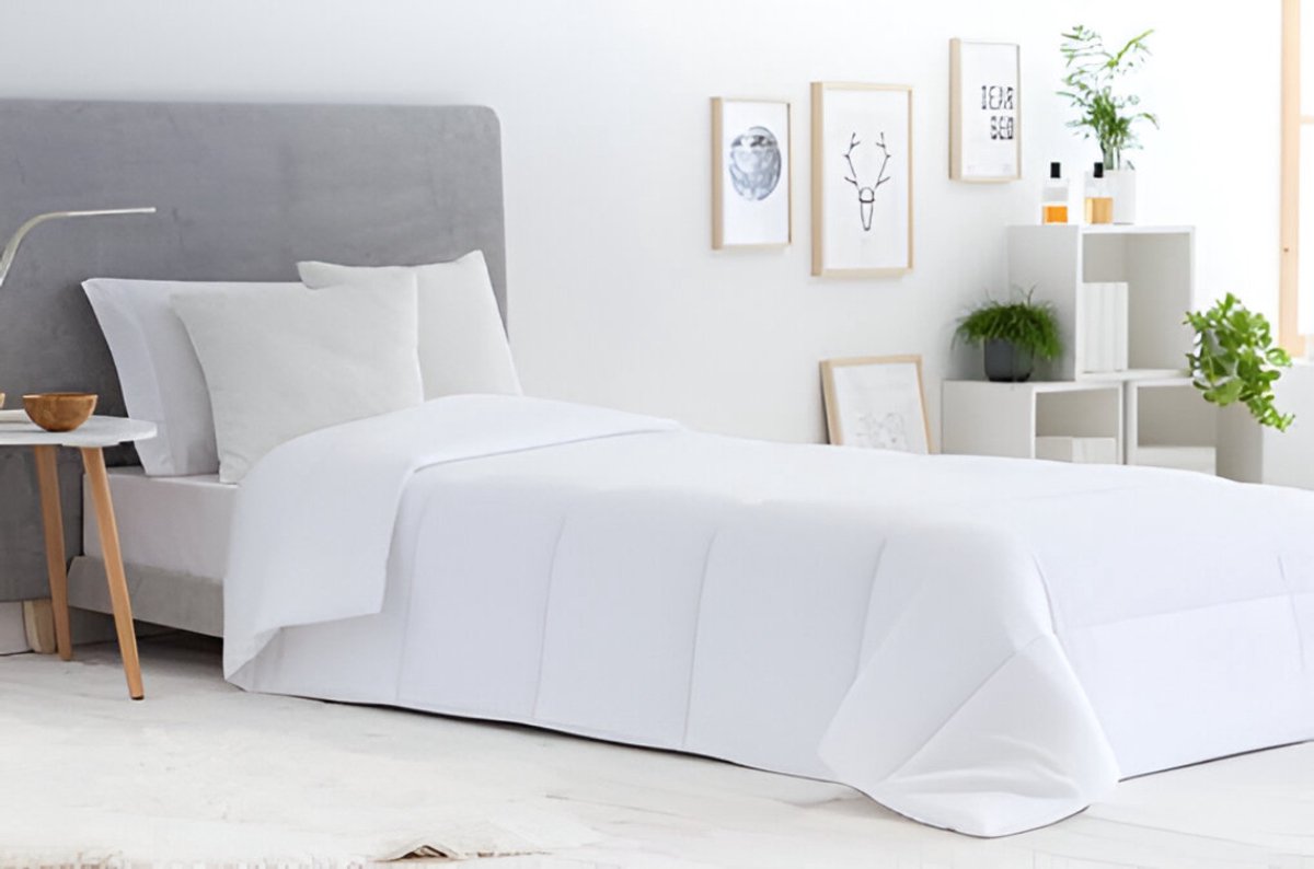 Candala Winter Dekbed, dekbed 3001 van anti-mijtvezel, herfst-winter, 300 g/m², wit (alle maten verkrijgbaar) (bed 160/180-240 x 220 cm)
