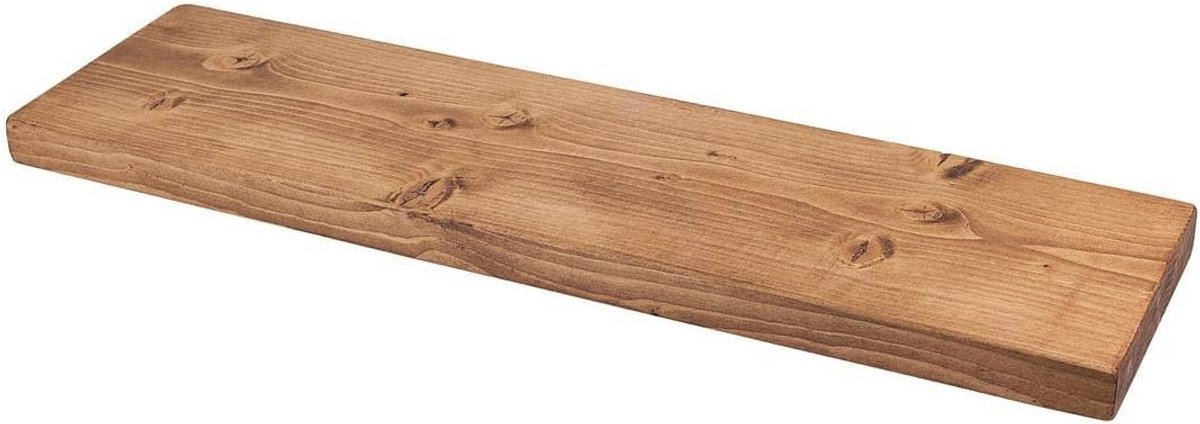 Rustiek zwevend rek van herwonnen hout 130 cm - Perfect voor boerderijdecoratie