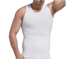 Naadloos Bamboe Houtskool Compressie Vest voor Mannen - Ondershirts voor een Strak Lichaam