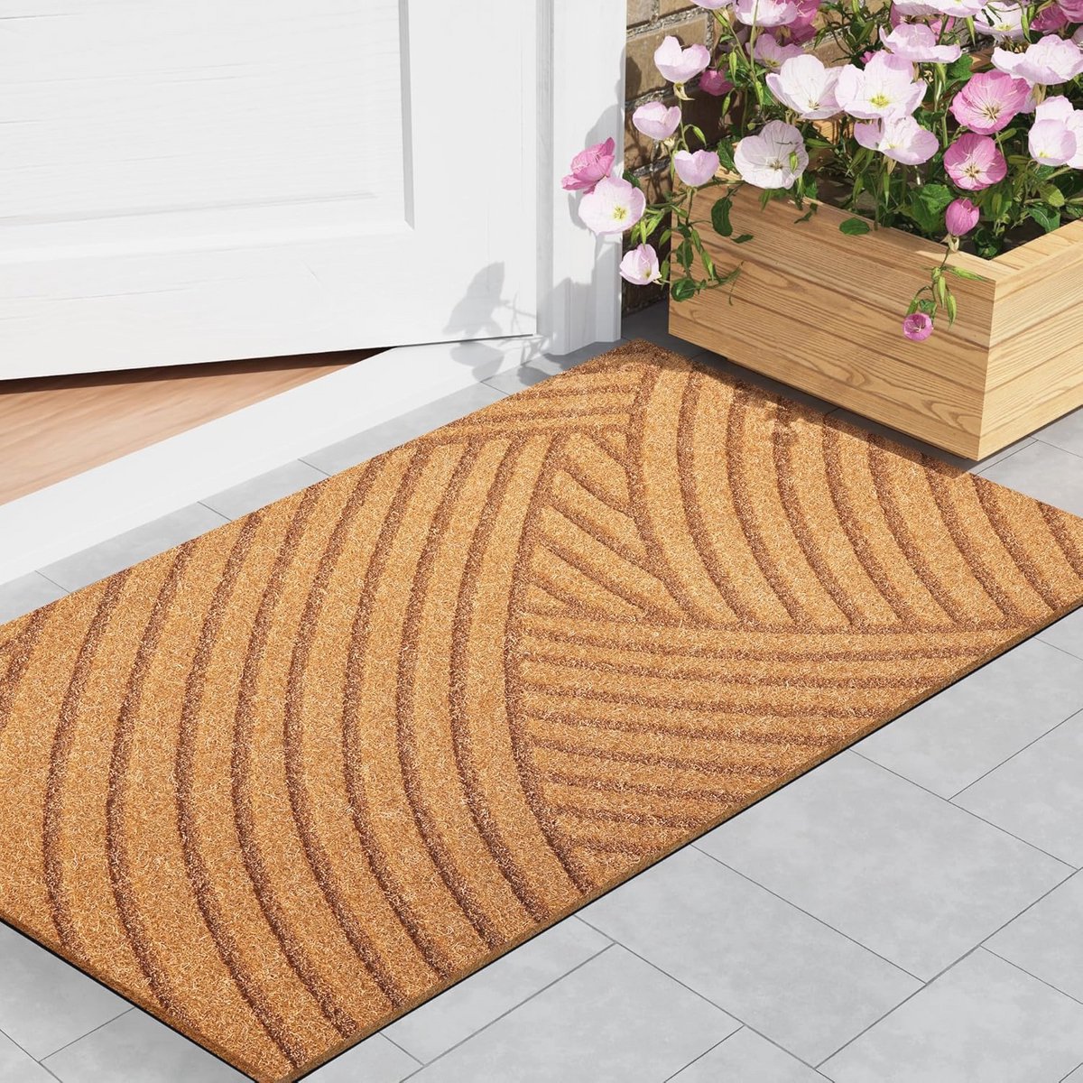 Duurzame Kunststoffen Deurmat voor Binnen en Buiten - Antislip Voordeurmat
