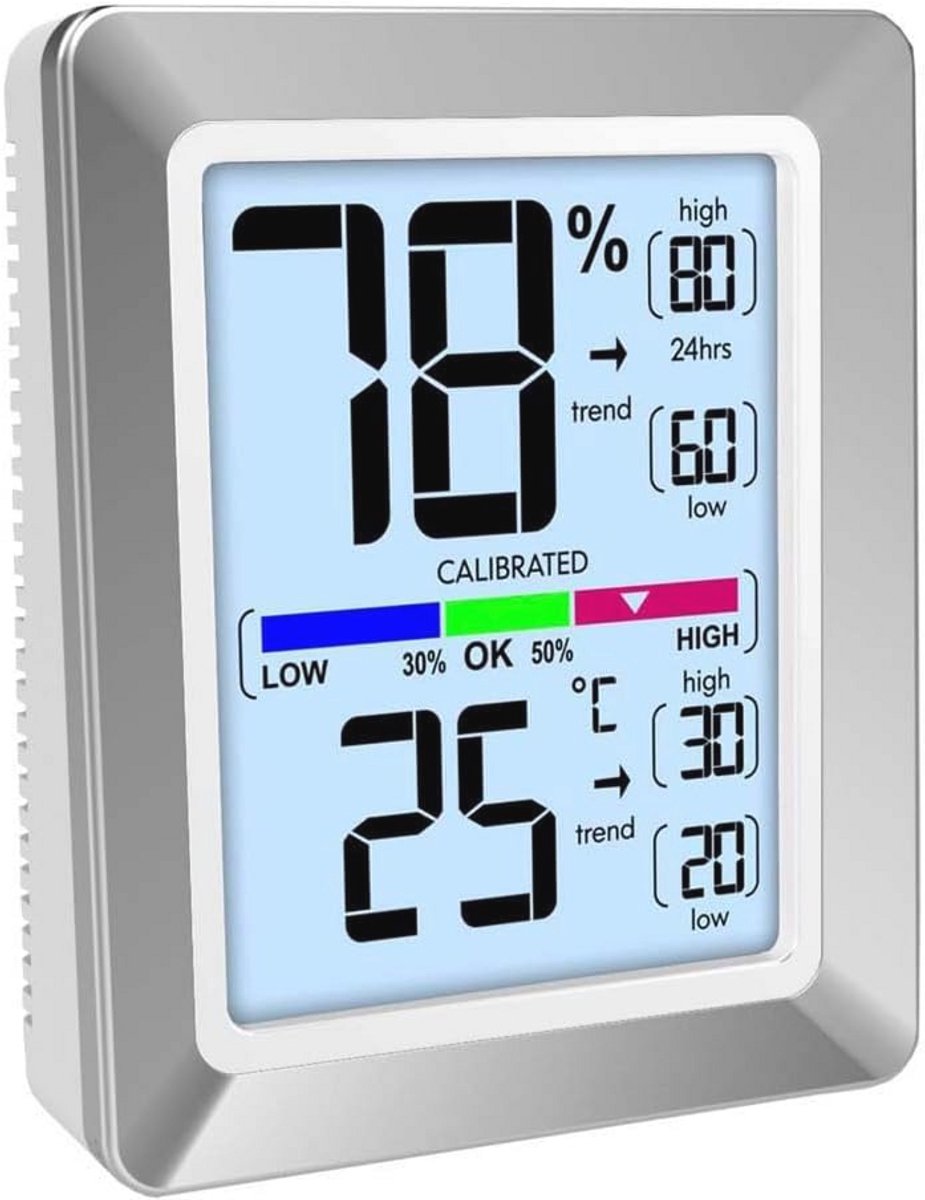 Moderne Wetterstation met Touchsensor en Kleurendisplay