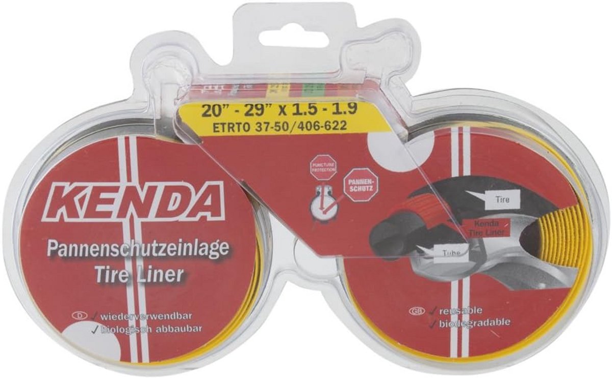Set van 2 Fietsband Beschermstrips - Anti-lek Wielvelg Tape - Voor 20-29 Inch Fietsbanden
