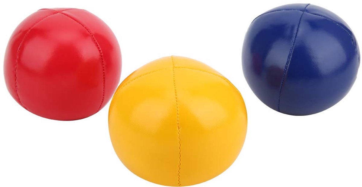 IMPERATORIS® Jongleerballenset - Zachte ballen voor beginners - Professioneel gewicht - Speelgoed voor kinderen en volwassenen - 3 stuks