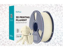 SUNLU PLA+ Ivoor/ Bone White 1 kg - 1.75mm - 3D printer filament