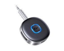 Ynkkvre -Bluetooth 5.0 - 3,5 Mm Aux - Draadloze Adapter Voor Hifi-Kwaliteit Audio En Dualverbinding - 1 Stuks - Voor Auto/Thuissysteem/Zwart