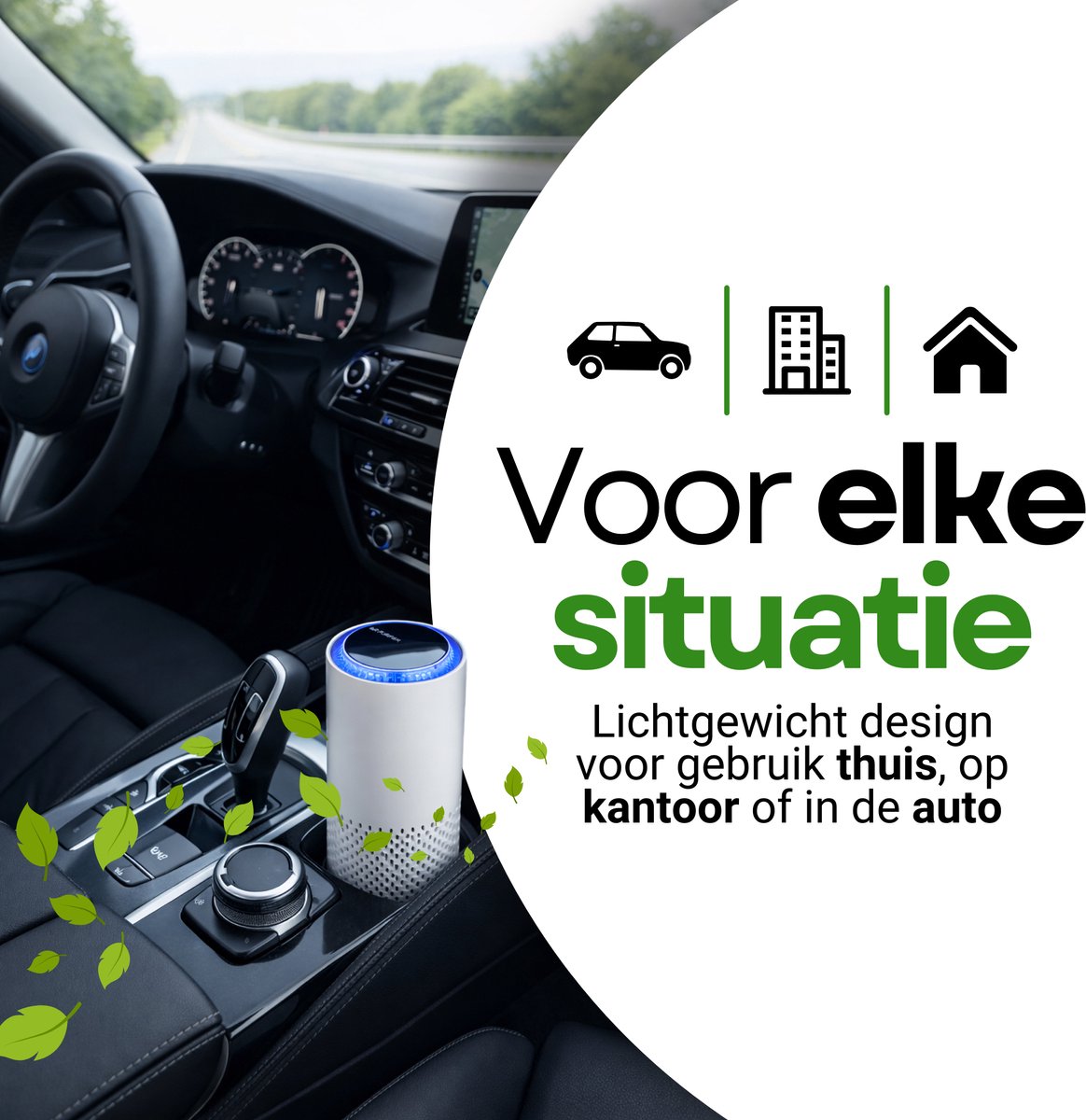 SAMOU™ Luchtreiniger Met geurpads - Luchtreiniger Auto - H13 HEPA-filter - Actieve koolstoffilter - Muisstil - Air purifier - luchtreinigers met HEPA filter - luchtfilter - luchtreiniger — afbeelding 6
