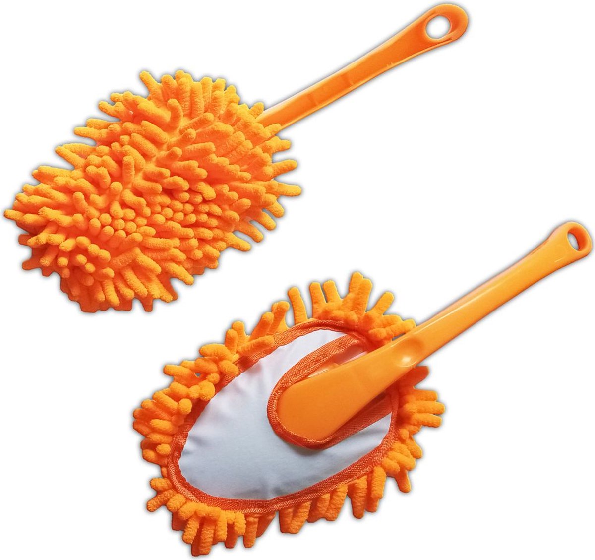 Microvezelstofdoek van 30 cm, om af te vegen en af te stoffen, 30 cm (oranje)