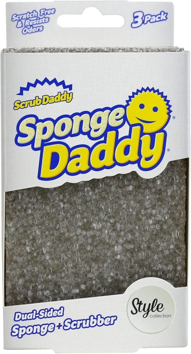 Scrub Daddy - Sponge Daddy Style Collection - grijs - 3 stuks