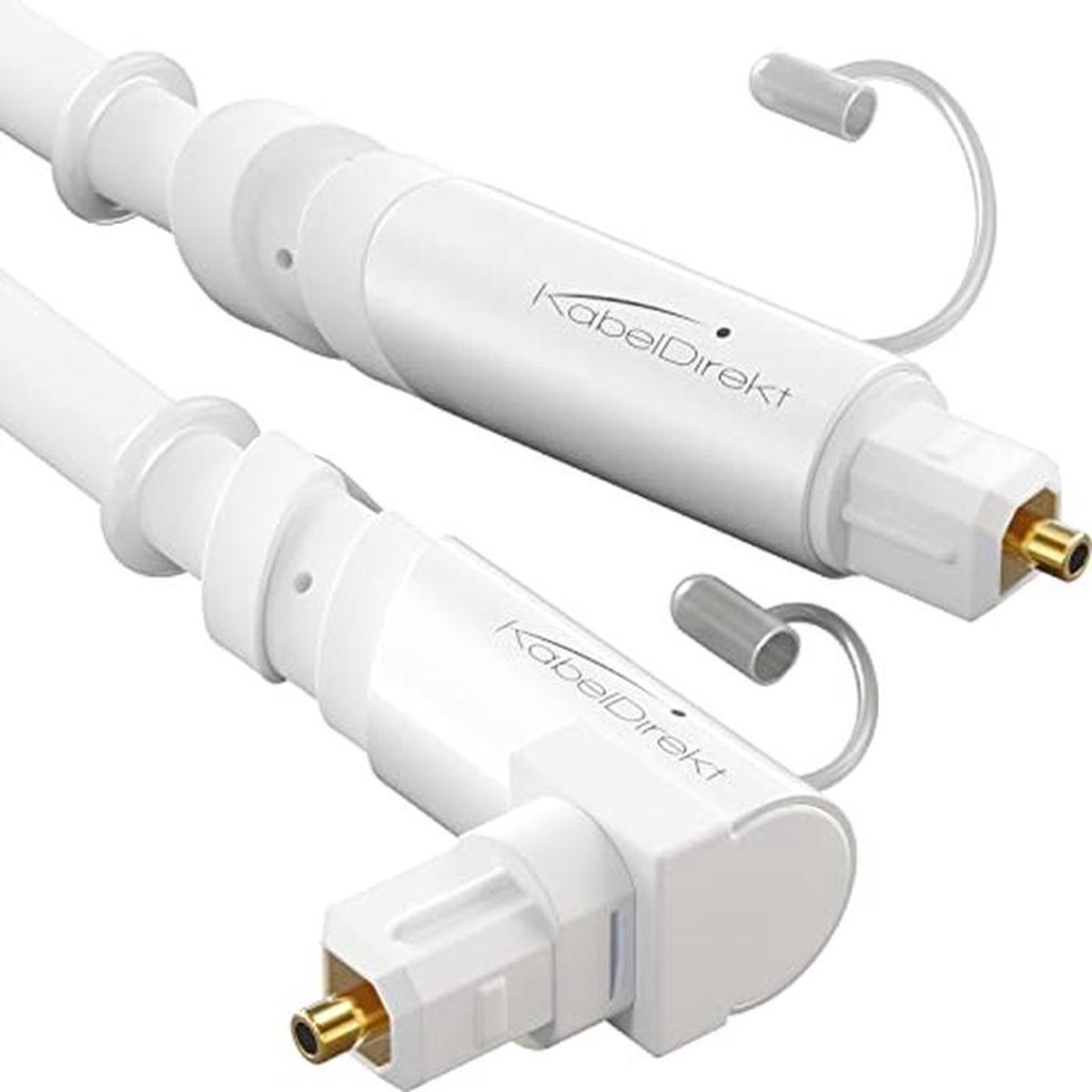Optische Audiokabel 90° Schuin - 7,5m TOSLINK Kabel voor Home Cinema en Gaming
