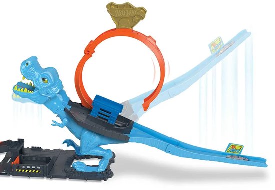 Hot Wheels City Wreck & Ride Gorilla Attack speelset met 1 auto | Lanceer & race op een buigbare baan van 100 cm, tankstation-set koppelt aan andere sets, HDR30 Hot Wheels City Wreck & Ride Gorilla Attack speelset met 1 auto | Lanceer & race op een buigbare baan van 100 cm, tankstation-set koppelt aan andere sets, HDR30