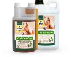 Vitalstyle CushComfort - VoordeelBundel - Paarden Supplementen - Ondersteuning voor een normale hormoonhuishouding bij oudere paarden - Goed voor het zenuwstelsel - Ondersteunt het energieniveau