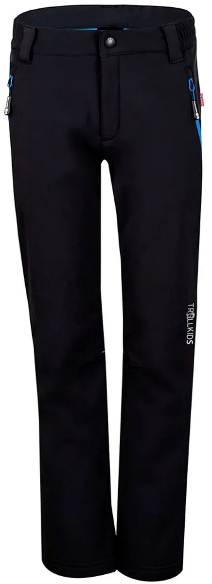 Trollkids Fjell Softshell Broek cm Kinderen Zwart