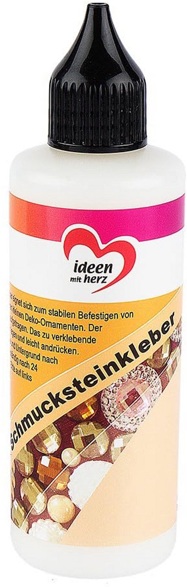 Siersteenlijm 90 ml - Transparant en Waterbestendig voor Textiel en Decoratie