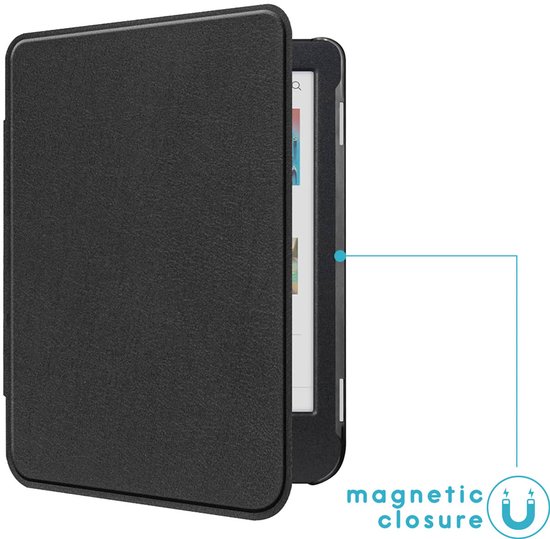 iMoshion Ereader Cover / Hoesje Geschikt voor Kobo Clara Colour / Kobo Clara BW - iMoshion Slim Hard Case Sleepcover Bookcase zonder stand - Zwart van iMoshion — afbeelding 3