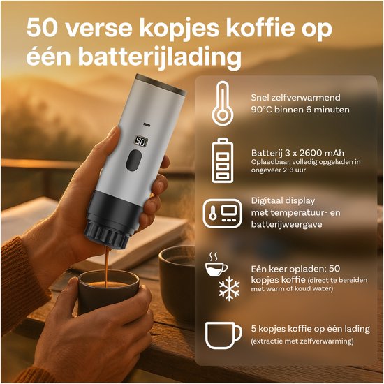 MMOBIEL Draagbare Koffiezetapparaat - 12 Volt Portable