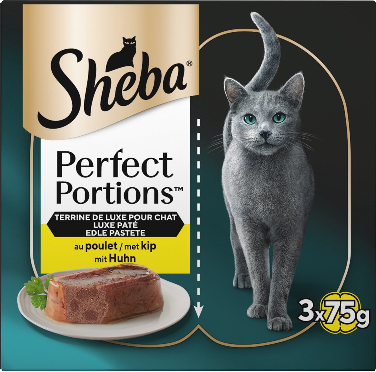 Sheba Sheba Perfect Portions Kip - 12 x 37,5 g
