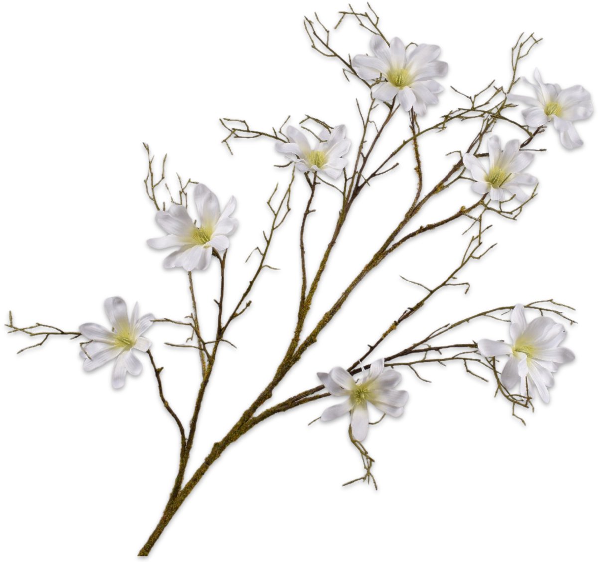 Silk-ka Kunstbloem - wit - H126 cm