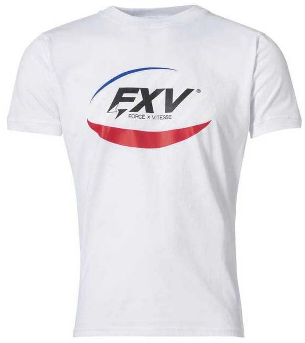 Force Xv Ovale T-shirt Met Korte Mouwen Wit L Man