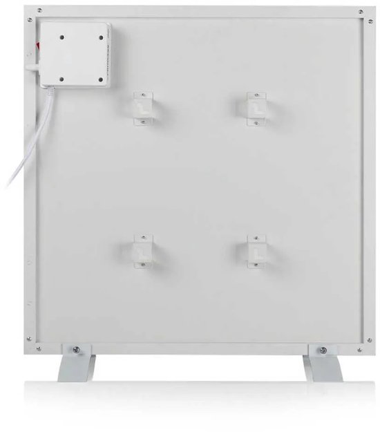 Infrarood paneel – Princess Elektrische kachel 350W – 60 x 60cm - Infrarood kachel - Infrarood Verwarmingspaneel 348035 – Inclusief mobiele app - WiFi - Smart- met App - Vrijstaand/Wandmontage - Energiezuinig - Infrarood paneel verplaatsbaar - Wit