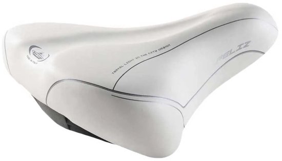 Selle Vélo Montegrappa Maxx Liberty 1410 – Cuir Synthétique, Anti-prostatique, 278x145 Mm, 290g – Pour Route, VTT, Rando, Cross
