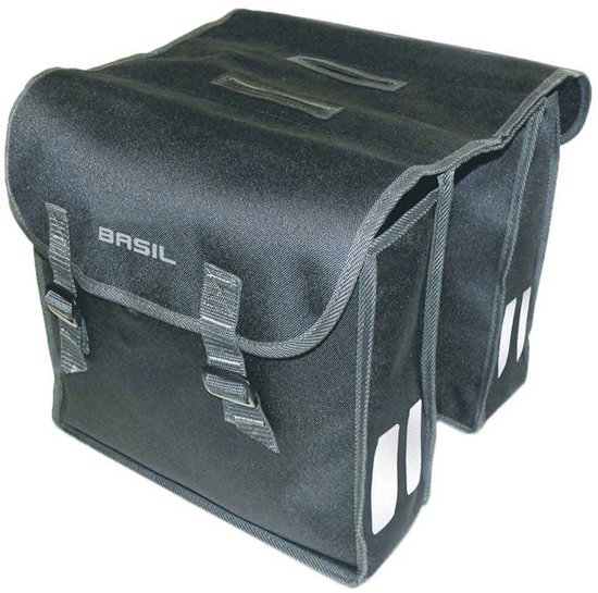 Basil Mara Dubbele fietstas - Zwart - 26 Liter van Basil — afbeelding 2
