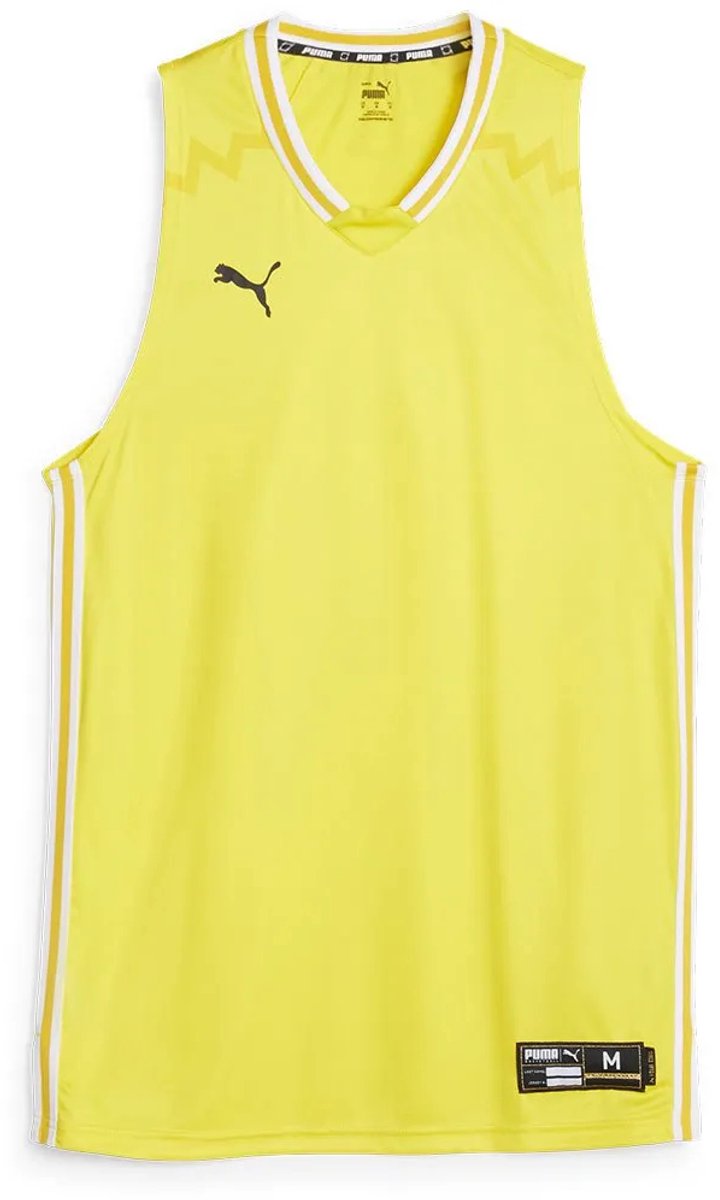 Puma Hoops Team Game Mouwloos T-shirt L Man Vrouw Geel