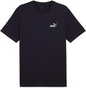 Donkerblauwe PUMA T-shirt met klein wit PUMA-logo op de borst.