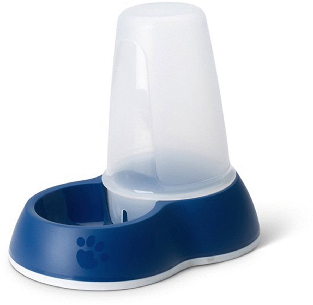 Cocapet by savic - water dispencer - loops - 1.5 cm transparant/blauw - makkelijk in onderhoud - handig -antislip - voor hond en kat 26 x 17.5 x 23 cm