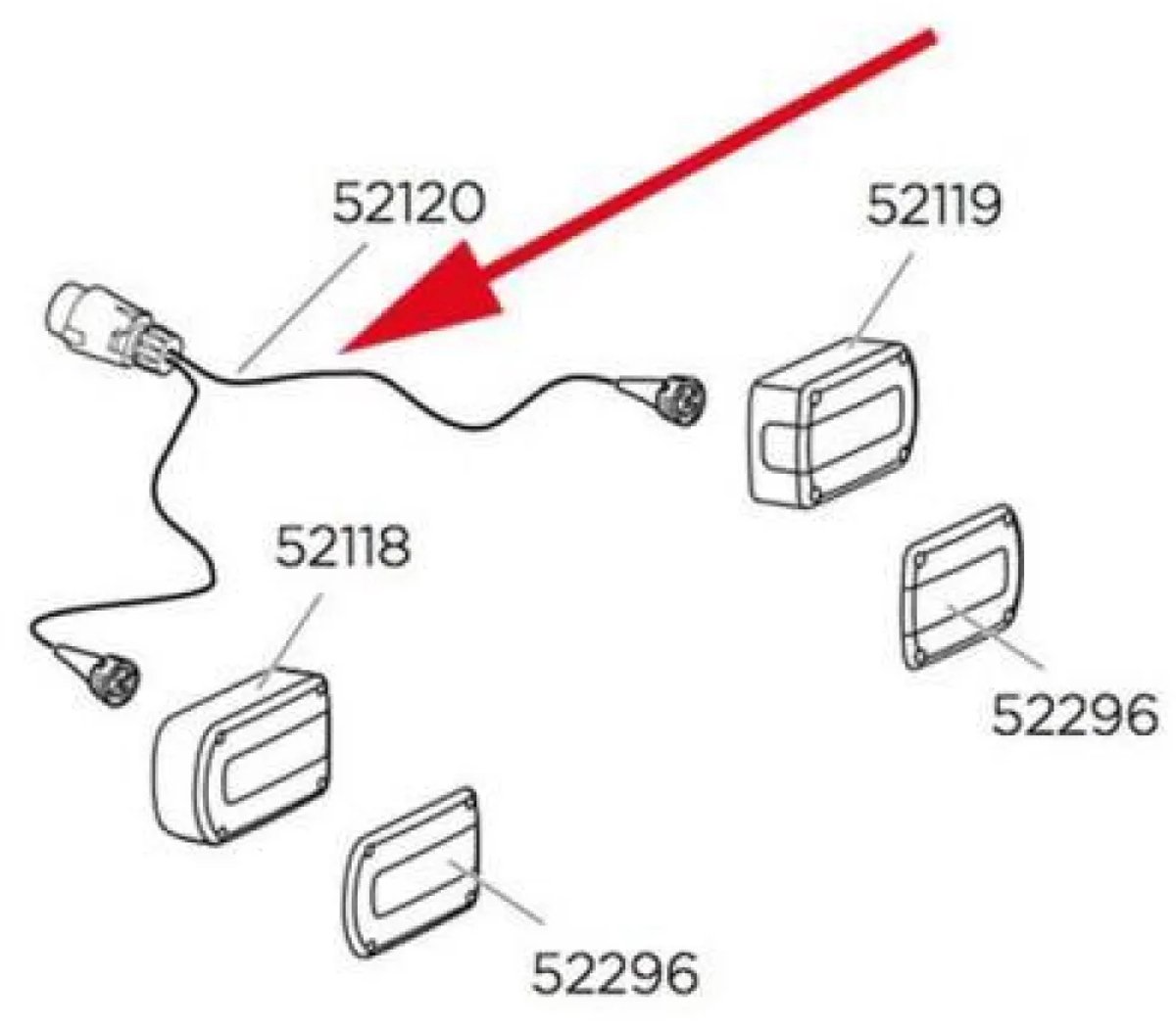 Thule kabelset 7p - TDD52120