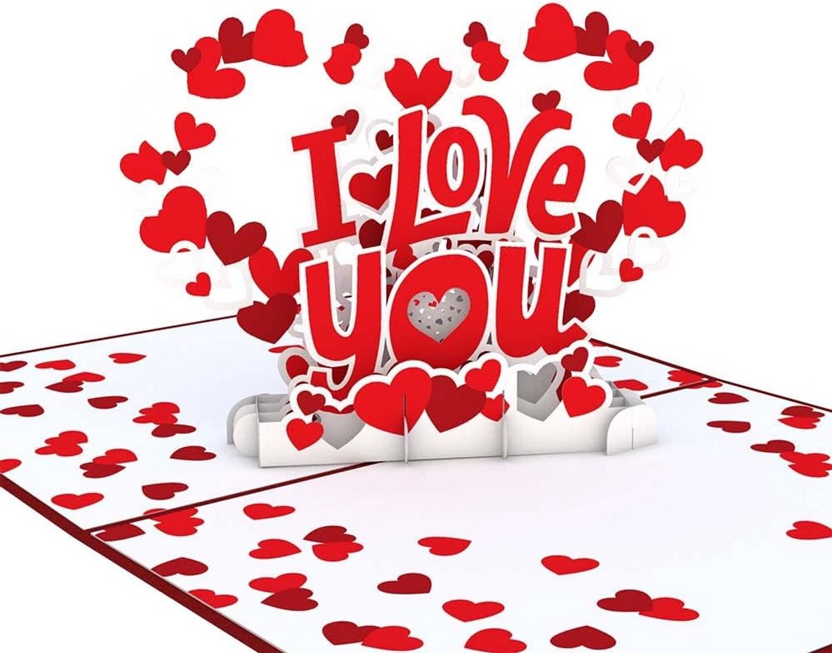 3D Valentijnskaart - Pop-up Wenskaarten voor Iedere Liefde