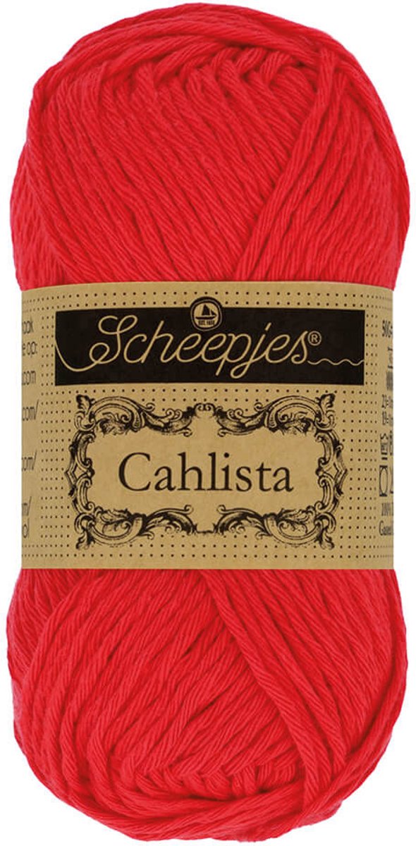 Scheepjes Cahlista Hot Red (115)