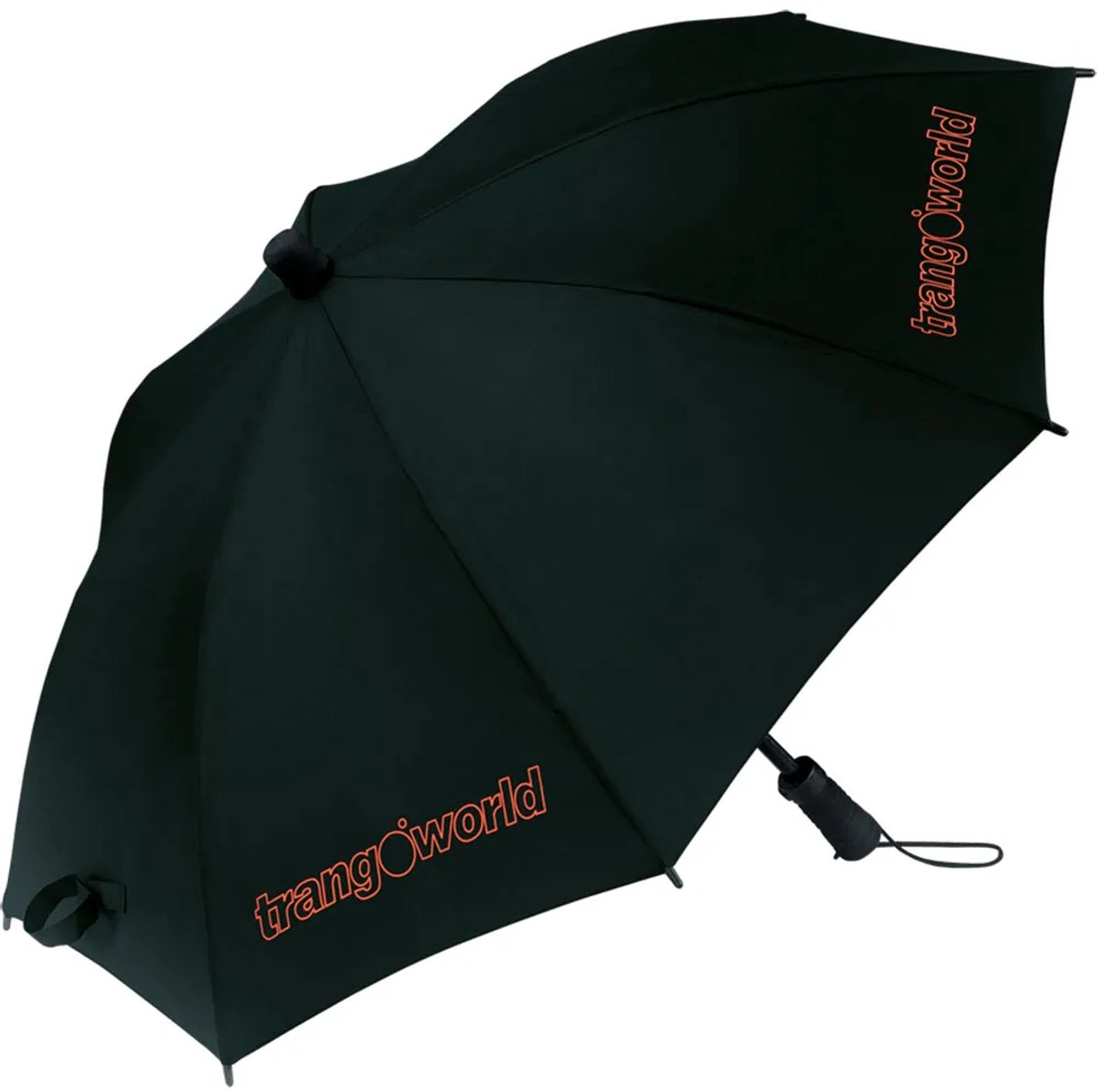 Trangoworld Maori Paraplu Zwart 53 cm