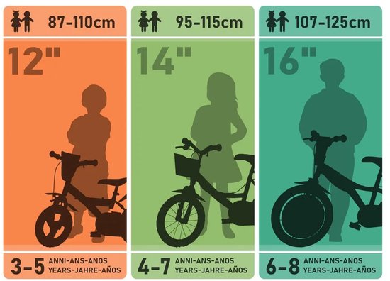 Dino Batman - Kinderfiets 16 Inch - van 4-6 Jaar - met Zijwieltjes - Jongensfiets Zwart van Merkloos — afbeelding 3