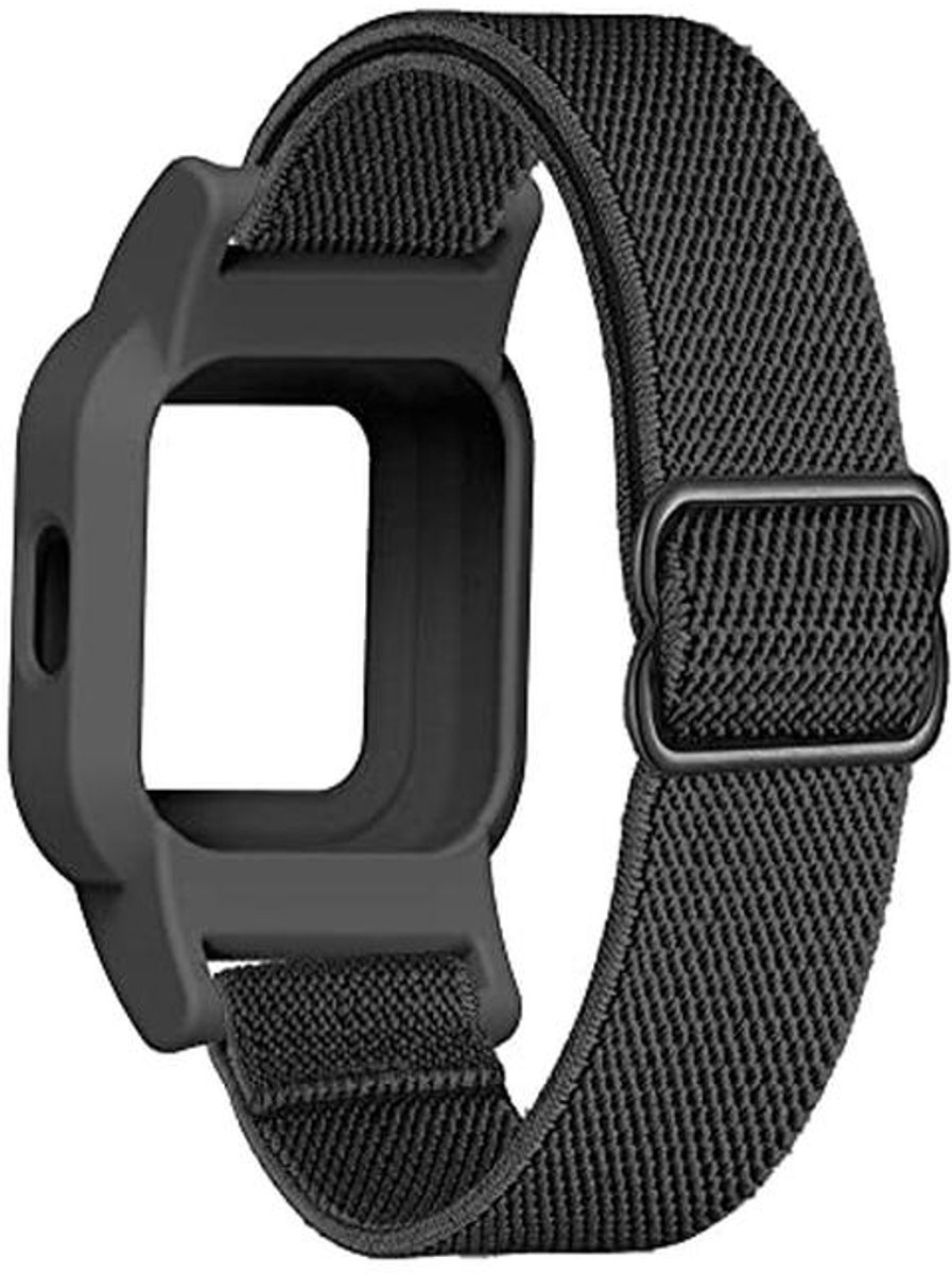 Elastische Horlogeband Compatibel met Vivofit JR 3 - Vervangende Lussen en Hoesje