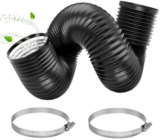 Flexibele Afvoerslang 150 mm - 3 meter Aluminium Ventilatiebuis voor