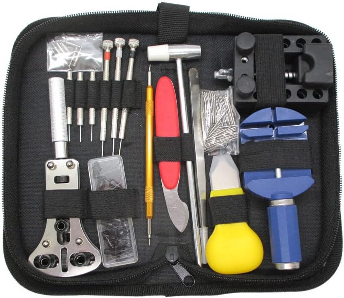 Professionele Horloge Reparatieset - 147-delige Toolkit met Draagtas en Handleiding voor Horlogemakers