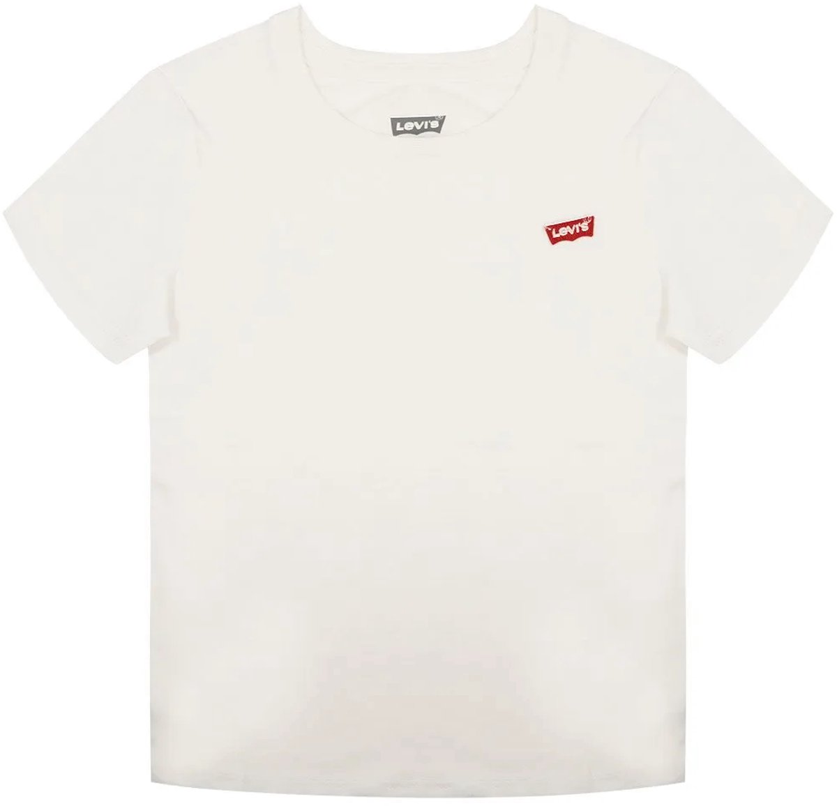 Levi´s ® Kids Batwing Chest Hit T-shirt Met Korte Mouwen 5 Years Meisjes Wit