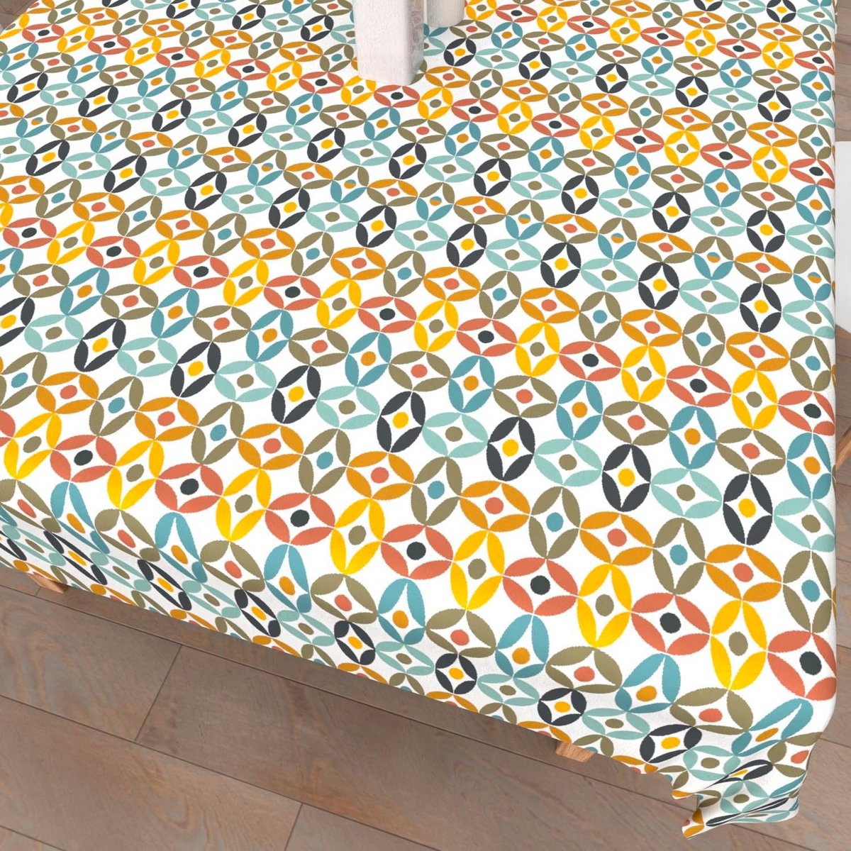 Vuilafstotend Tafelkleed Vierkant 180 x 180 cm met Print