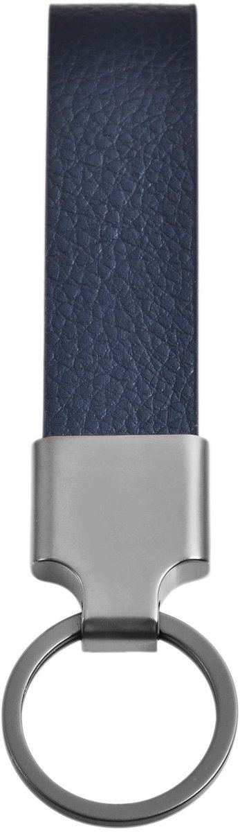 AKZENT Akzent Unisex Sleutelhanger Lennox accent sleutelhanger van roestvrij staal en echte leren band