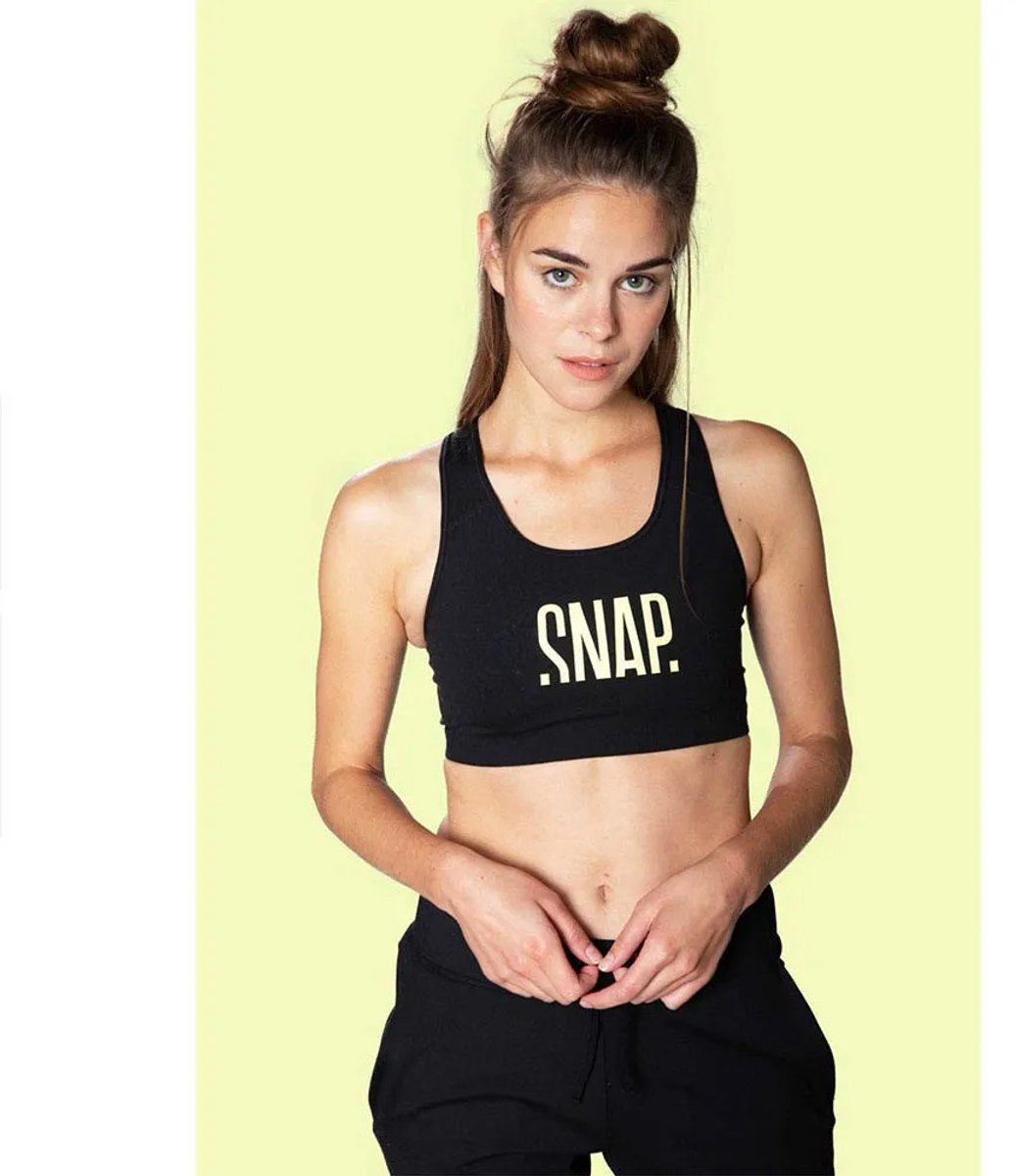 Snap Climbing Classic Sportbeha Zwart L Vrouw