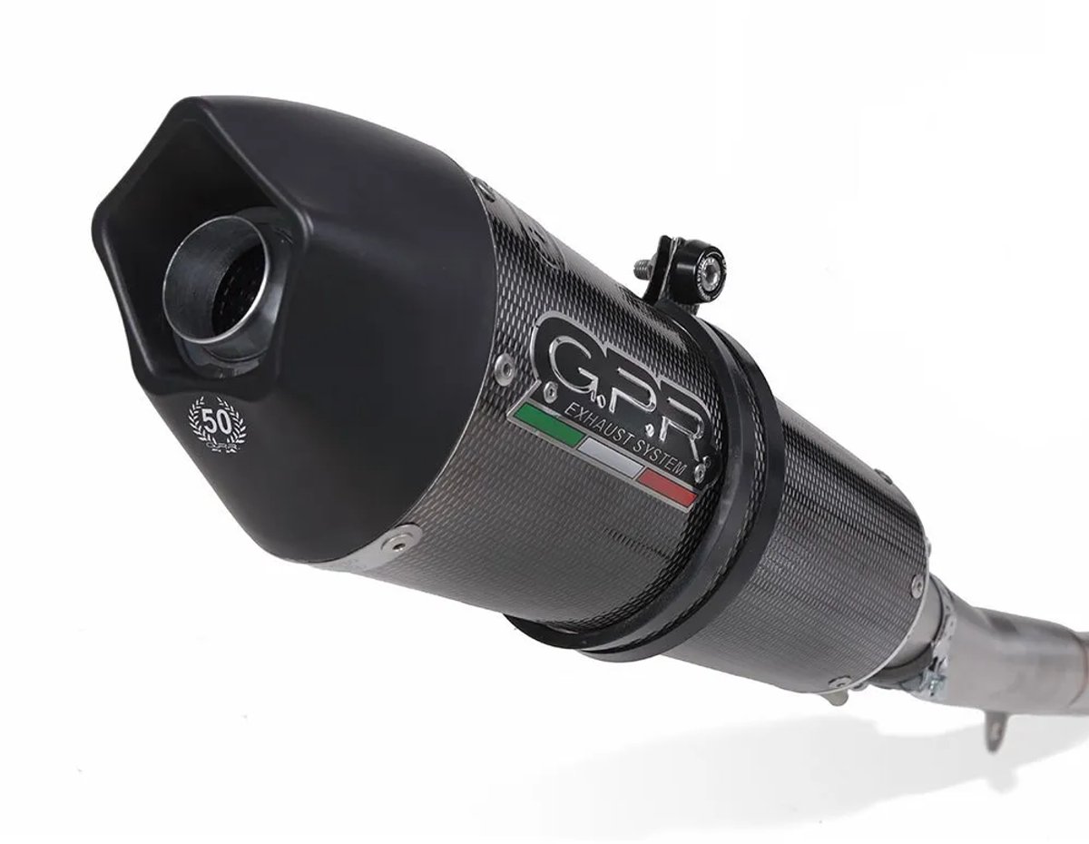 Gpr Exclusive Gpe Anniversary Poppy F 800 Gs 08-15 Gehomologeerde Slip On Uitlaatdemper Zwart Homologated