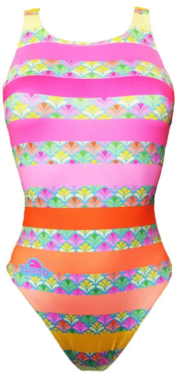 Turbo Flu Lines Zwemkleding Roze L Vrouw Pink