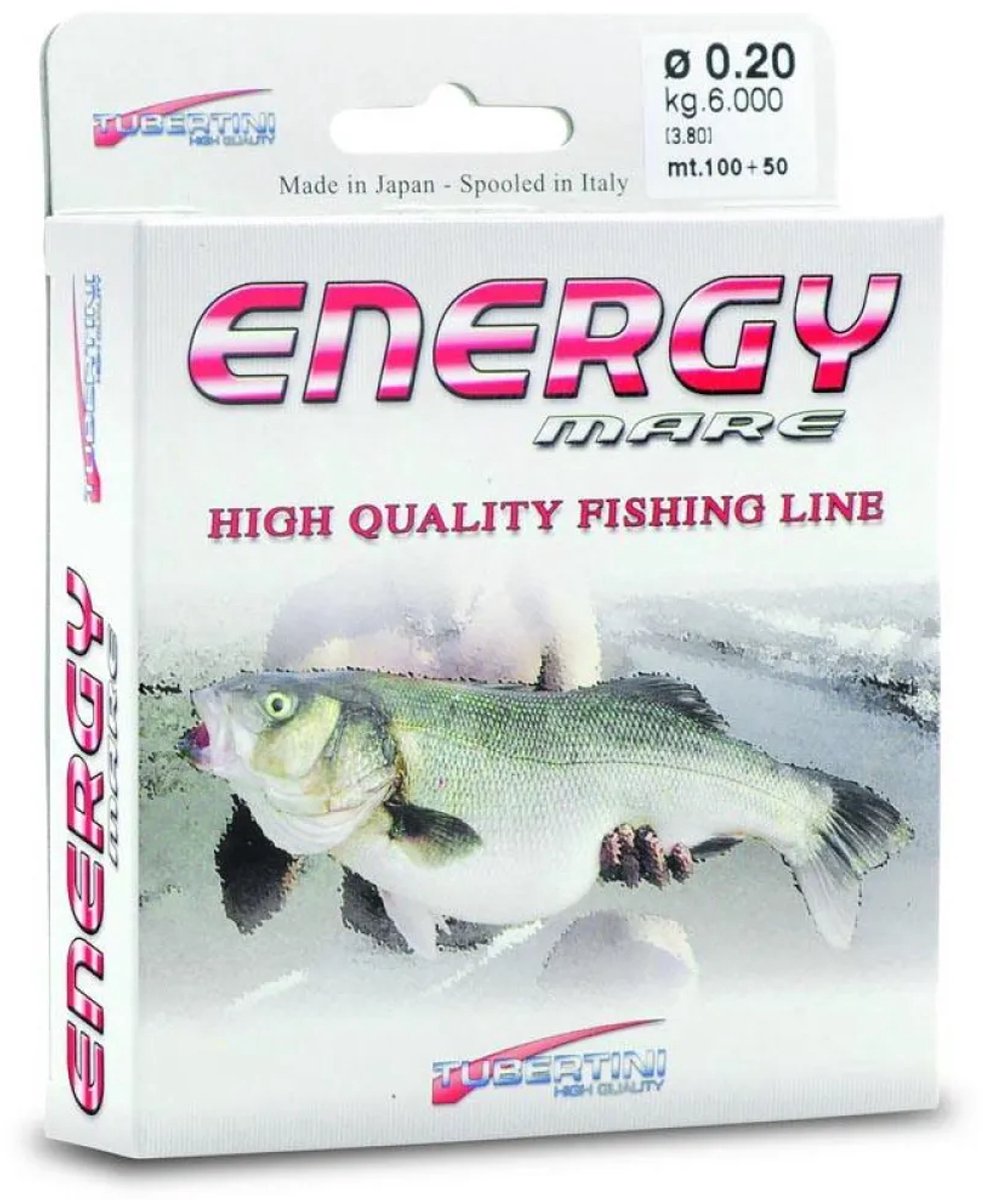 Tubertini Energy Mare Monofilament 250 M Transparant 0.180 mm