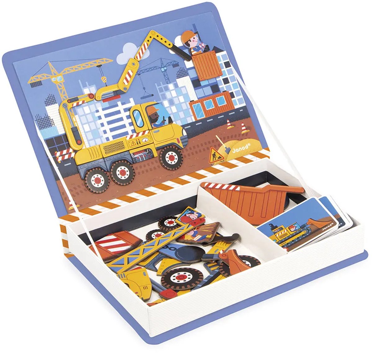 Janod - Magnetibook - Constructie - Magneetboek Speelset — afbeelding 10