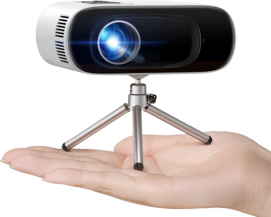 Mini Beamer 1080P Full HD Projector 16000 Lumen Draagbaar WiFi Bluetooth Auto Keystone Thuisbioscoop